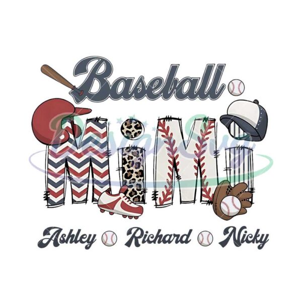personalized-baseball-mimi-png-mimi-design-kid-custom-name