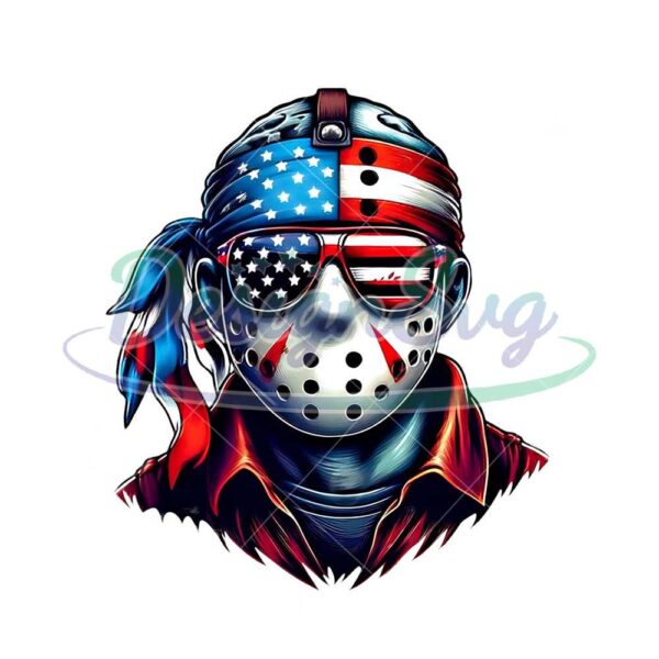 Jason Voorhees Horror 4th Of July PNG