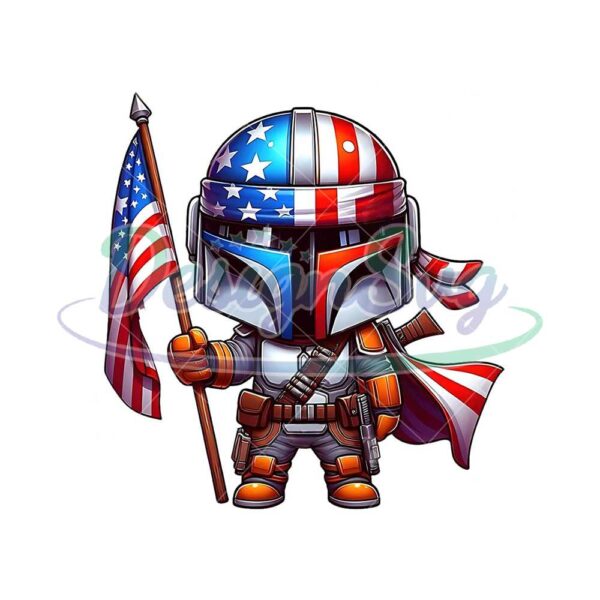 American Flag Darth Vader 4th Of July PNG