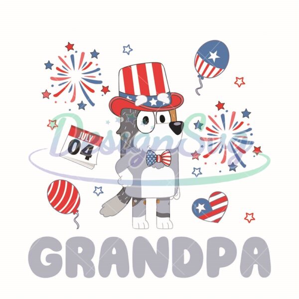 bluey-4th-of-july-grandpa-sublimation-png