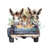 donkey-png-whimsical-western-ranch-design-vintage-rustic-truck
