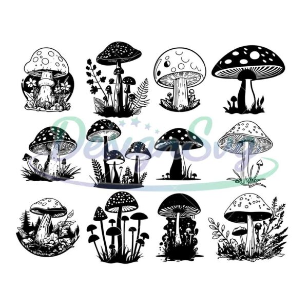 mushroom-bundle-svg-cut-files-for-cricut