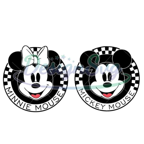 bundle-checkered-mickey-and-friends-svg