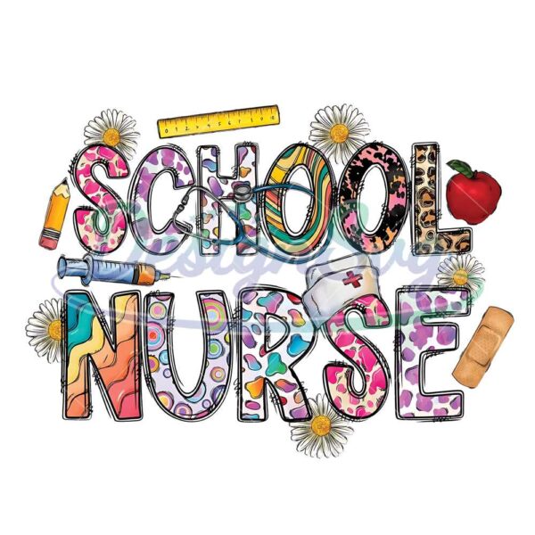 school-nurse-sublimation-design-png
