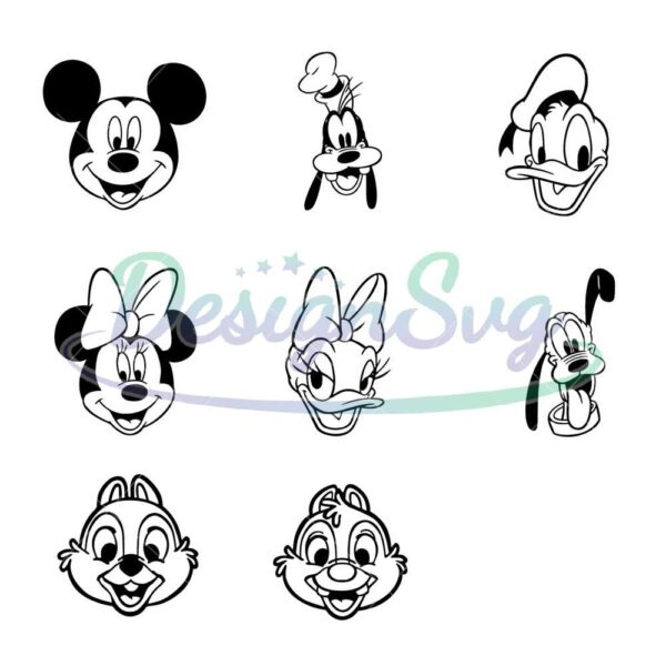 mickey-and-friends-minnie-daisy-donald-goofy-pluto-chip-dale