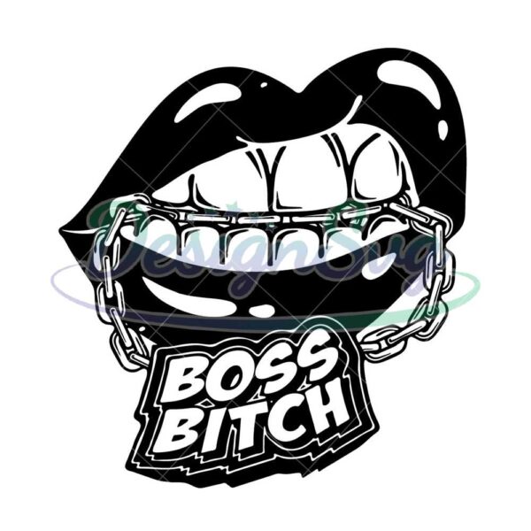 boss-bitch-svg-boss-chain-svg-sexy-lips-svg-biting-lips