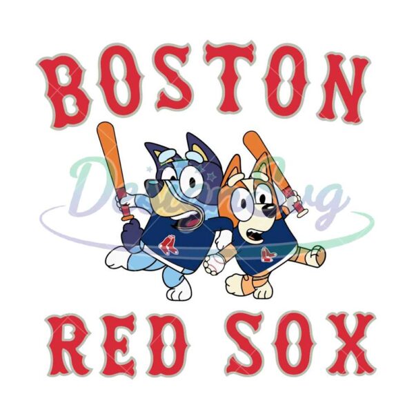 bluey-boston-red-sox-baseball