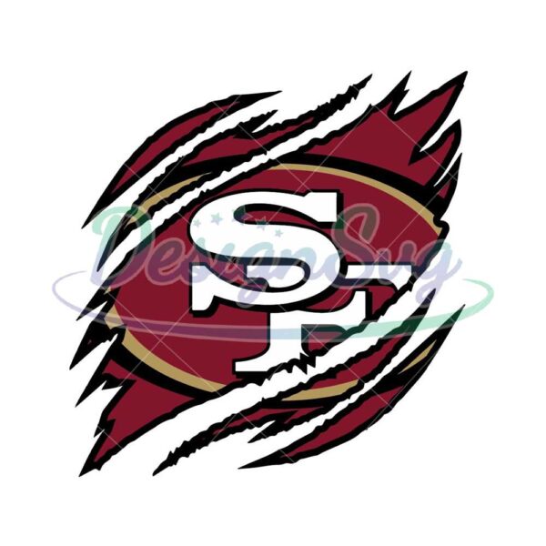san-francisco-49ers-ripped-claw-svg-san-francisco-49ers