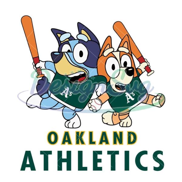 bluey-oakland-athletics-baseball