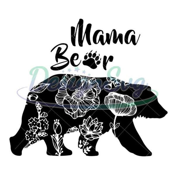 mama-bear-floral-mother-day-paw-svg