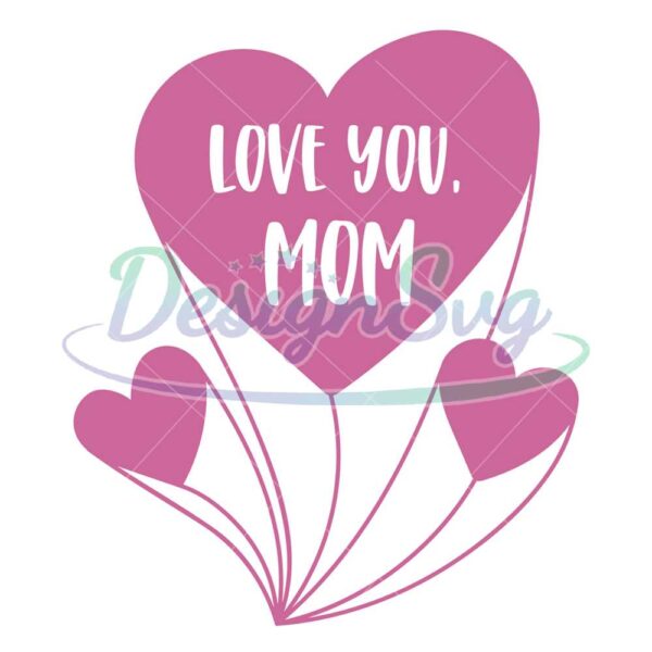love-you-mom-mother-day-heart-png