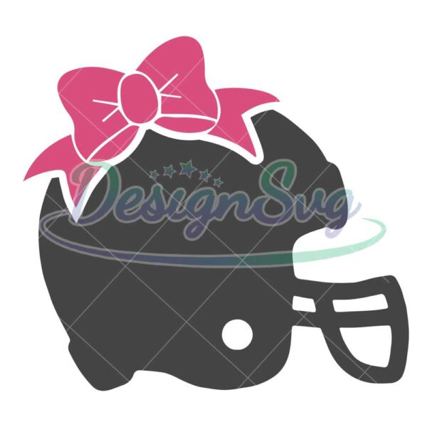 football-helmet-pink-bow-mother-day-png