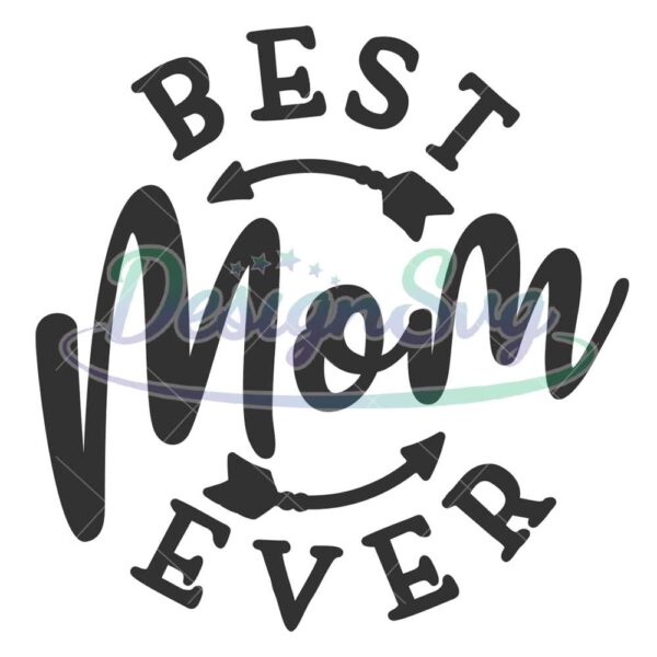 best-mom-ever-mother-day-arrow-wreath-svg