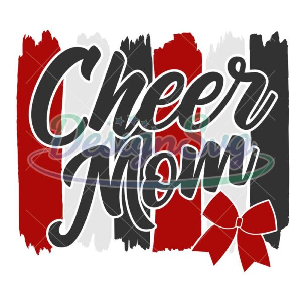 cheer-mom-red-bow-print-svg