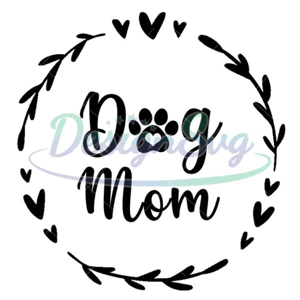 dog-mom-floral-wreath-mother-day-svg