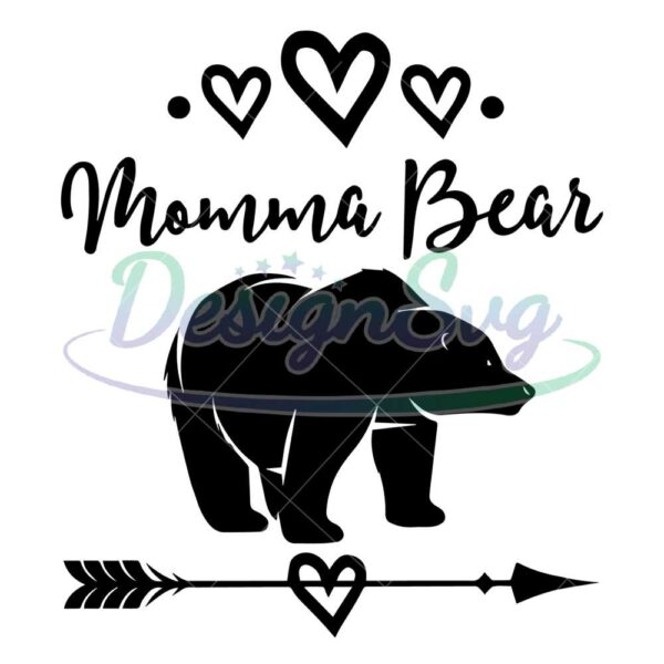 momma-bear-mother-day-arrow-heart-svg