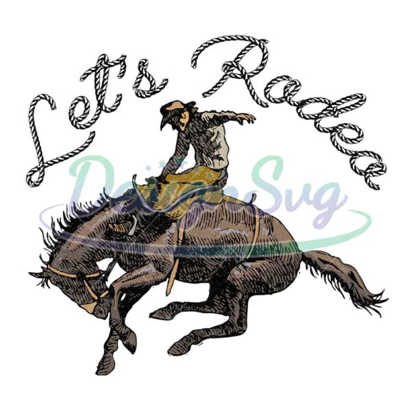 lets-rodeo-cowboy-riding-horse-png
