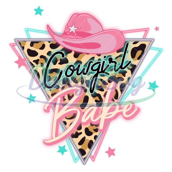 cowboy-babe-western-pink-hat-png