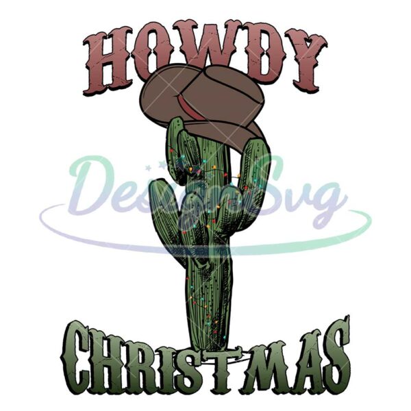 howdy-christmas-western-desert-cactus-png