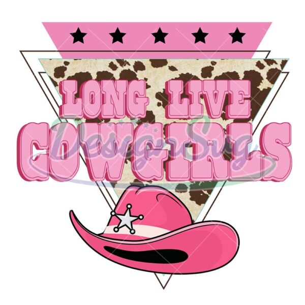 long-live-cowgirls-retro-pink-hat-png