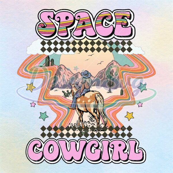 space-cowgirl-retro-groovy-rainbow-western-png