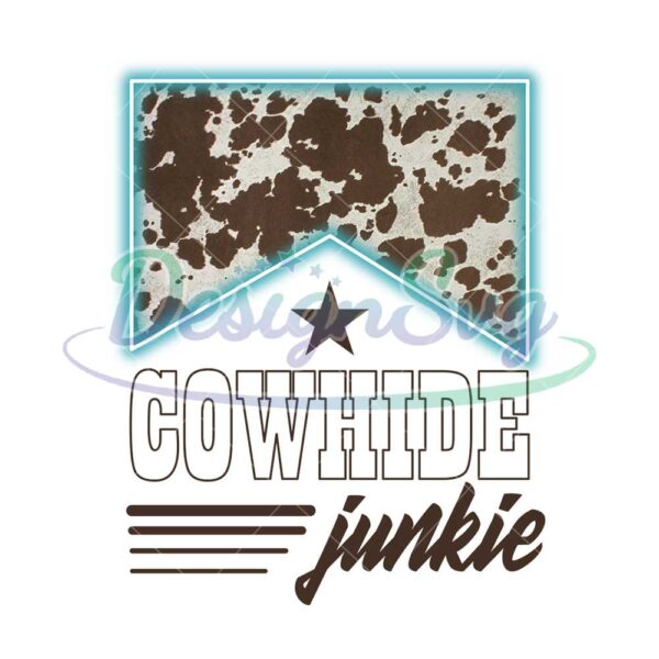 cowhide-junkie-western-sublimation-png