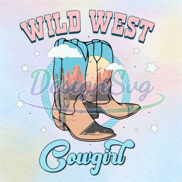 wild-west-cowgirl-calf-boots-clipart-png