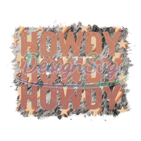 howdy-wild-west-retro-groovy-print-png
