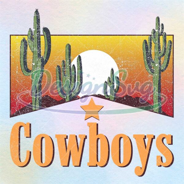 cowboys-retro-western-desert-cactus-sunset-png