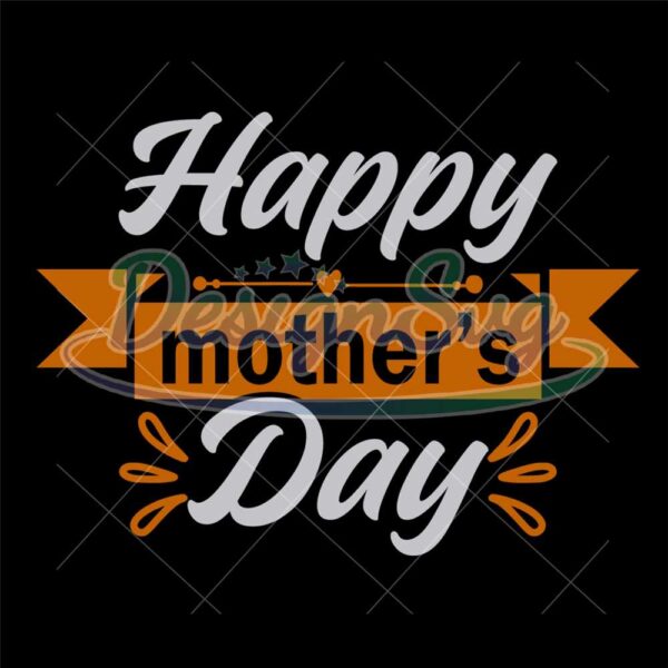 happy-mother-day-ribbon-svg