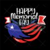 Happy Memorial Day USA Flag SVG