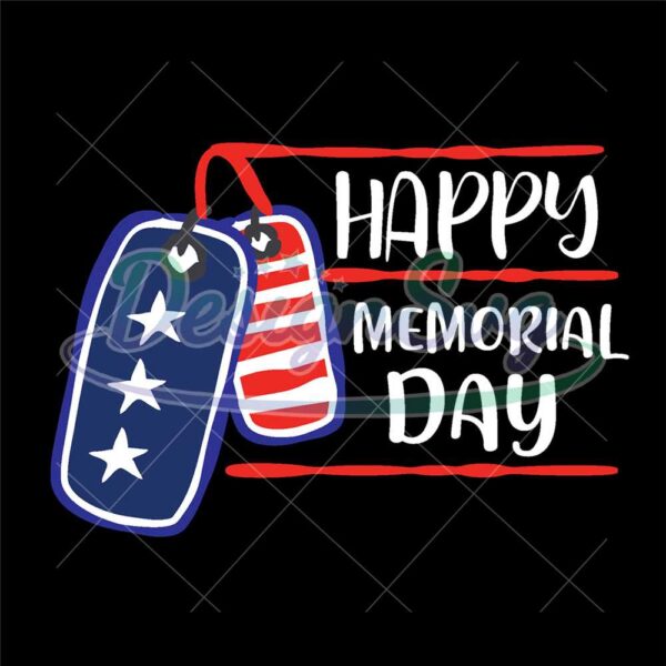 Happy American Memorial Day SVG