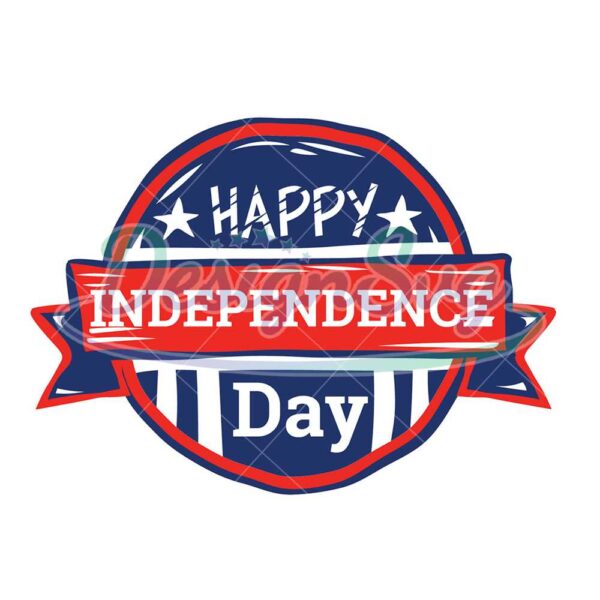 Happy Independence Day SVG Clipart