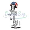 American Memorial Day Fallen Soldier Symbol SVG
