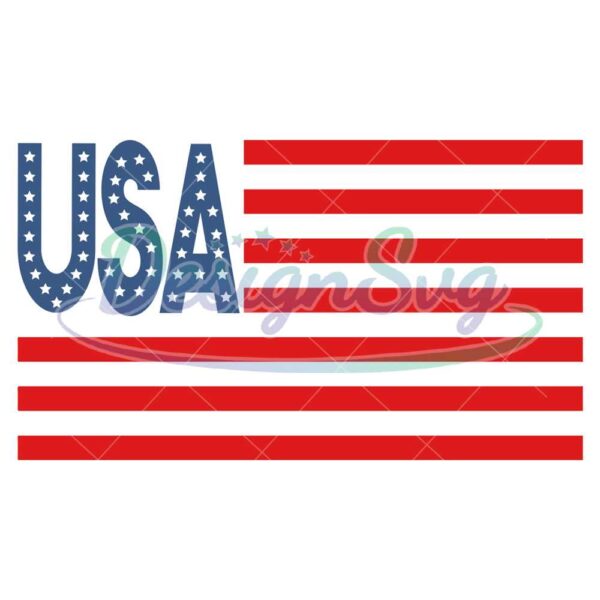 USA Memorial Day American Flag SVG