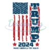 Make Liberals Cry Again Flag Trump 2024 Svg