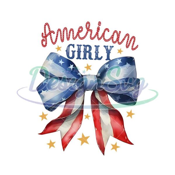 American Girly Coquette 4th Of July Png