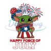 Baby Yoda Star Wars 4th Of July SVG PNG
