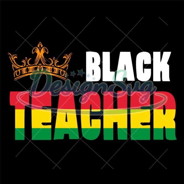 Black Teacher Magic Blm Juneteenth Svg
