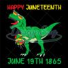 Dinosaurs Juneteenth 1865 Svg