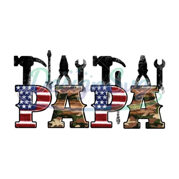 papa-fathers-day-png-sublimation-design-download-camouflage-papa-png-american-flag-png-usa-papa-png