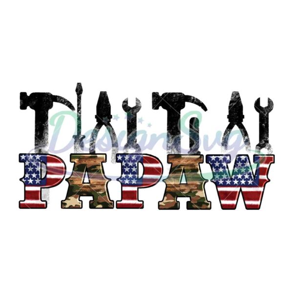 papaw-fathers-day-png-sublimation-design-download-camouflage-papa-png-american-flag-png-usa-papaw-png