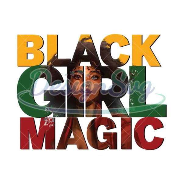 Juneteenth Black Girl Magic PNG Sublimation