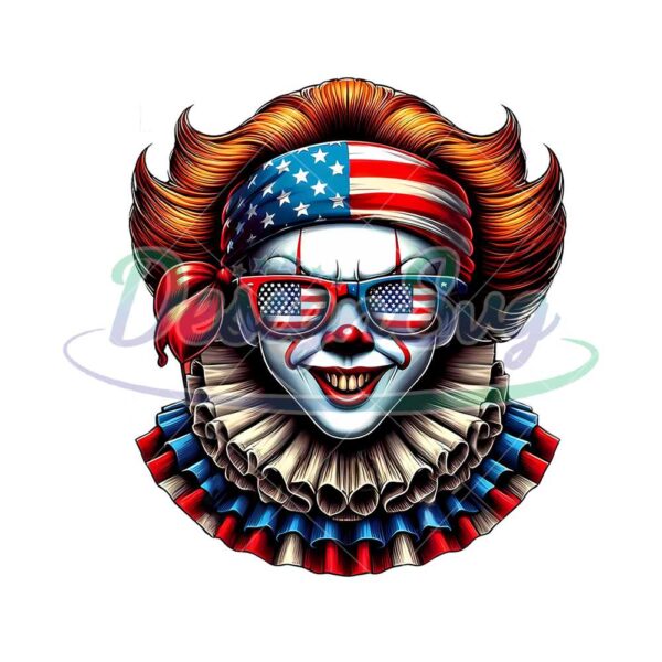Pennywise Horror 4th Of July PNG