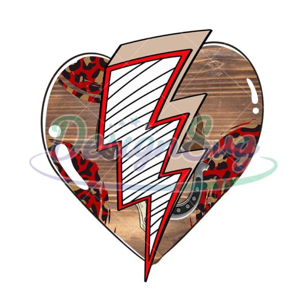 western-and-wild-thunder-bolt-heart-png