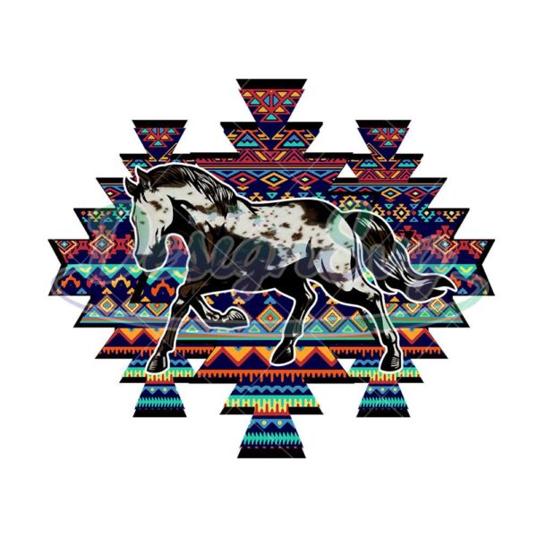 ethnic-motifs-pattern-western-horse-png