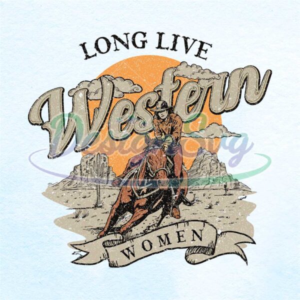 long-live-western-women-rodeo-cowgirl-png