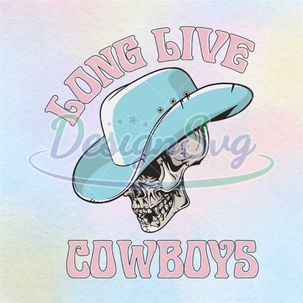 long-live-cowboys-skull-hat-png