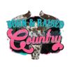 born-and-raised-country-western-buffalo-skull-png