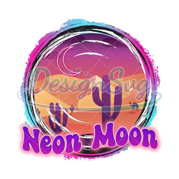 neon-moon-cactus-in-the-desert-sublimation-png